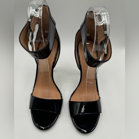 Halston Heritage Black Heels Sandals with Stiletto and Ankle Strap Size 5.5 - Picture 5 of 9